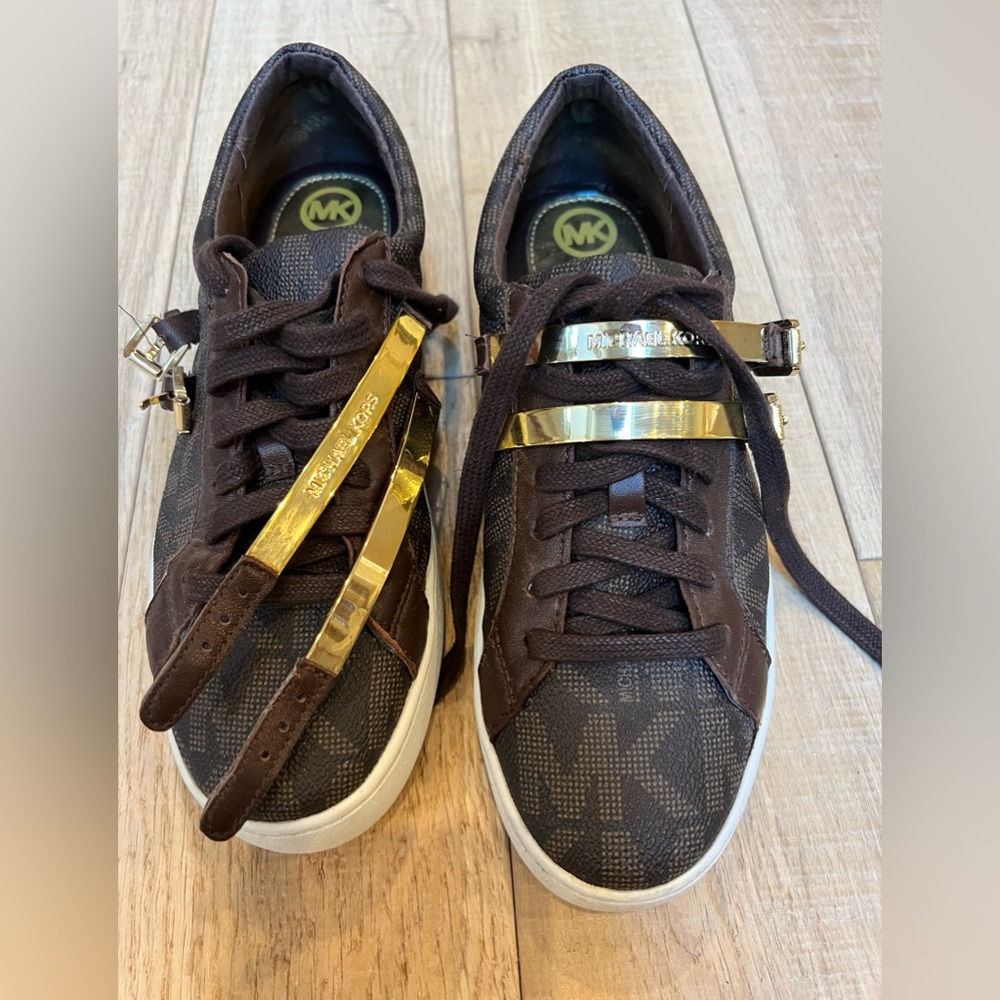 Mickael Kors leather sneakers